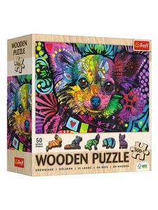 Деревянный пазл «Разноцветный щенок» (501 деталь) - для детей от 12 лет и старше