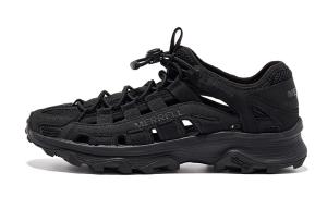 MERRELL Скоростные слипоны для треккинга по реке с противоскользящей подошвой, дышащие, быстросохнущие, устойчивые к истиранию, мужские, черные, цвет Black