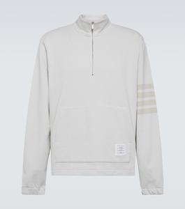 Хлопковая толстовка с петлей Thom Browne, белый