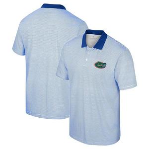 Мужская поло белого цвета с принтом Florida Gators и полосками Colosseum