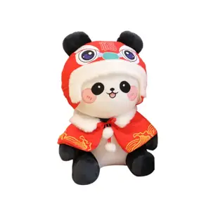 Плюшевая кукла Fortune Panda милая и очаровательная, приятная на ощупь и гладкая, высота 30см/50см, длина 30см Mise