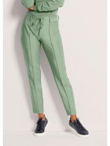 MADELEINE Эластичные брюки на шнуровке, ледяного зеленого цвета
