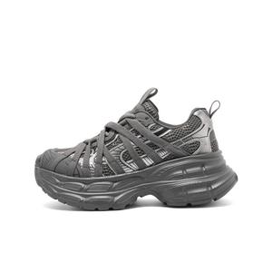 Низкие массивные кроссовки женские BELLE, Dark Gray