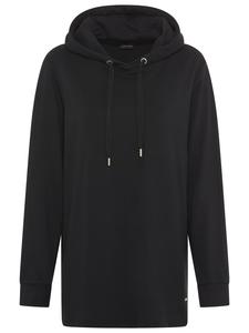 Толстовка с капюшоном черного цвета Laura Scott