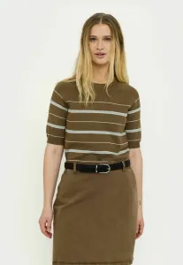 Футболка marla в полоску Soft Rebels, Sepia