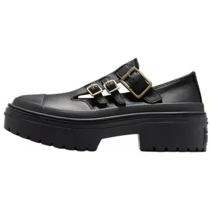 Converse Женские туфли Chuck Taylor All Star с рифленым каблуком и низкой платформой Mary Jane «Черное золото»