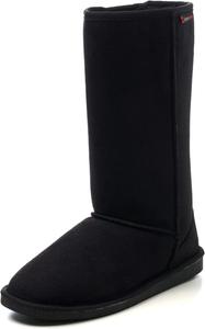 Зимние женские сапоги Alpine Swiss до середины голенища 11 с искусственной овчиной, стиль австралийских замшевых сапог, теплые и стильные для холодной погоды, черный