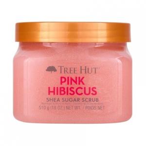 Сахарный скраб «Розовый гибискус с ши» 18 унций Tree Hut