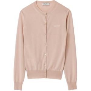 Кашемировый свитер женский белый Miu Miu