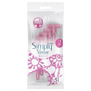 Одноразовая бритва, 5 шт. Gillette, Simply Venus Basic