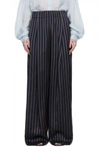 Брюки на шнуровке Dries Van Noten, темно-синий