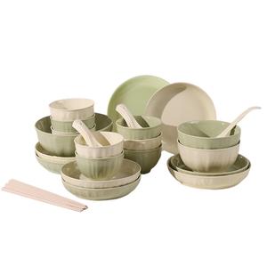 Наборы посуды KAWASIMAYA, Mixed Color 8-Person 36-Piece Set