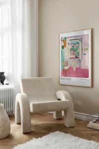 Плакат la fenetre overte Postery, 70x100 см, розовый