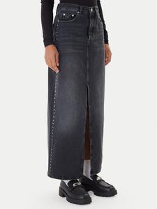 Джинсовая юбка regular fit Layla DW0DW21576 Tommy Jeans, черный