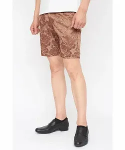 Шорты JQ Silky Flower от TORNADO MART, цвет Camel