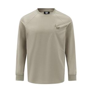 Футболка мужская CAT, серый хаки