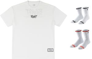 Баскетбольная майка унисекс VEIDOORN, графитово-черная + 1 пара баскетбольных носков (случайный цвет)