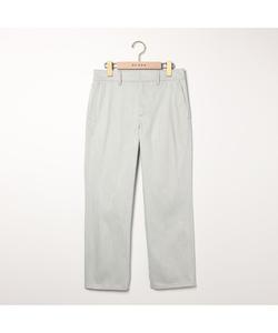 Брюки из фактурной ткани шамбре