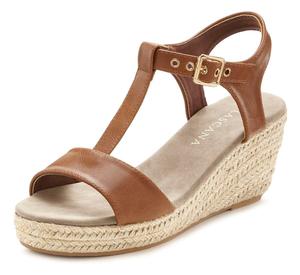 Сандалии LASCANA, Brown