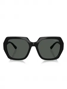 Солнцезащитные очки с геометричным логотипом Vogue, черный