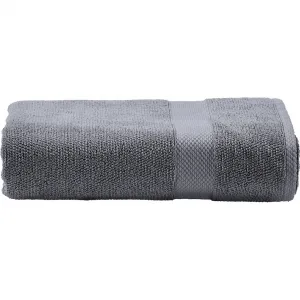 Полотенца для ванной Deluxe 1 шт., однотонные цвета, гостиничное качество из высококачественного махрового полотна Done., антрацит