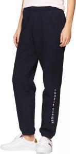 Женские зауженные флисовые спортивные брюки-джоггеры Tommy Hilfiger, Desert Sky Navy.