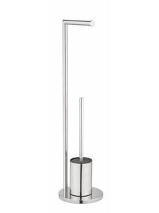 Wenko Аксессуары для туалета 'Ferla' в серебристом цвете