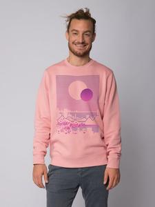 Толстовка wat? Apparel Sun and Moon Skyline, цвет canyon pink