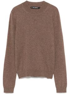 Кашемировый свитер Karl Lagerfeld, нейтральный цвет