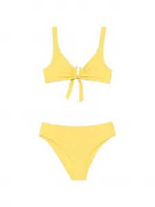 Слип-комбинация с кольцом и узлом на лифе Fisico, желтый