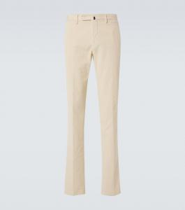 Узкие брюки из хлопкового вельвета Slowear, Naturale