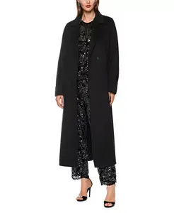 Элегантное шерстяное пальто Marc Cain, черный