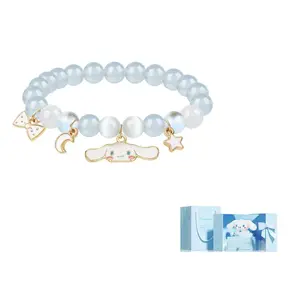 Sanrio Cinnamoroll, браслет, нишевый элегантный креативный дизайн бусины IP мерч