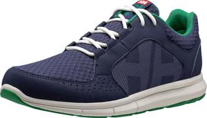 Helly-Hansen Ahiga V4 HP Boat Shoes for Men - Breathable, Lightweight, and Hard-Wearing Textile with EVA Cushion Midsole and Rubber Traction Outsole Helly Hansen, 584 Ocean/Bright Green