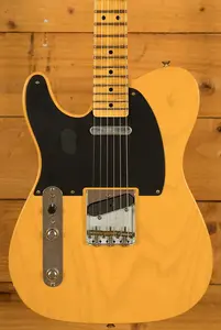 Fender Custom Shop 52 Tele для левши - Journeyman Relic, цвет Кремово-слоновая блондинка