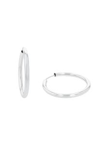 Amor Серьги-кольца из серебра 925 пробы с родиевым покрытием