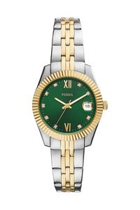 Двухцветные часы Fossil, серебряный