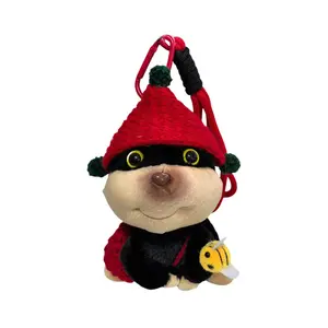 Плюшевый кулон Bee Puppy Dolls высотой 10 см Abay, красный