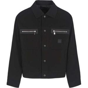 ARMANI EXCHANGE Хлопковая куртка, Black