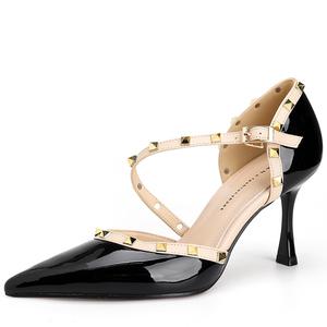 GOSO Стройные каблуки на высоком каблуке женские черные, цвет Black