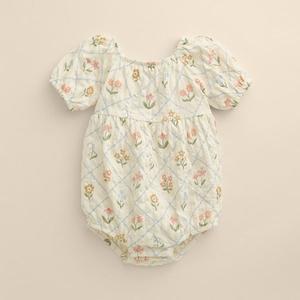 Боди для девочки с пышными рукавами Little Co. By Lauren Conrad, Ivory Picnic Floral