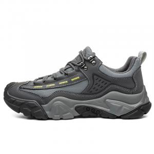 Мужские легкие низкие треккинговые кроссовки для альпинизма с амортизацией, устойчивые к истиранию и водонепроницаемые Jeep, серый