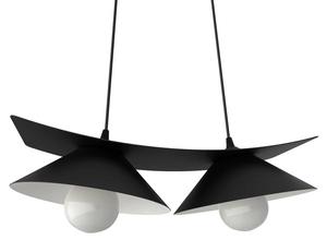 Подвесной светильник Lumicom Miller, черный - белый - металл - 50 x 16 x 50 см