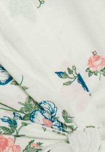 Халат SUMMER BLOSSOM KIMONO LASCANA, молочный