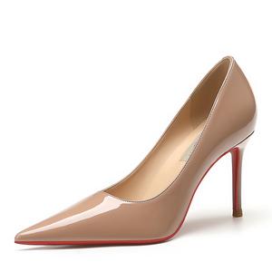 YAFEI XUANYU Тонкие каблуки на шпильке для женщин в нюдовом цвете, цвет Nude