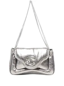 Сумка на плечо C-Me Coccinelle, серебристый