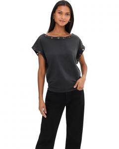 Женская футболка Free People We The Free Billie, Black