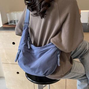 Сумка через плечо, сумка-кроссбоди, сумка Half Moon, женская сумка Half Moon Cocomomo, цвет Blue