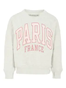 Свитшот с круглым вырезом Abercrombie Fitch Kids, серый