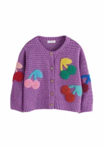 Кардиган вишневого цвета прямого кроя Next, Purple
